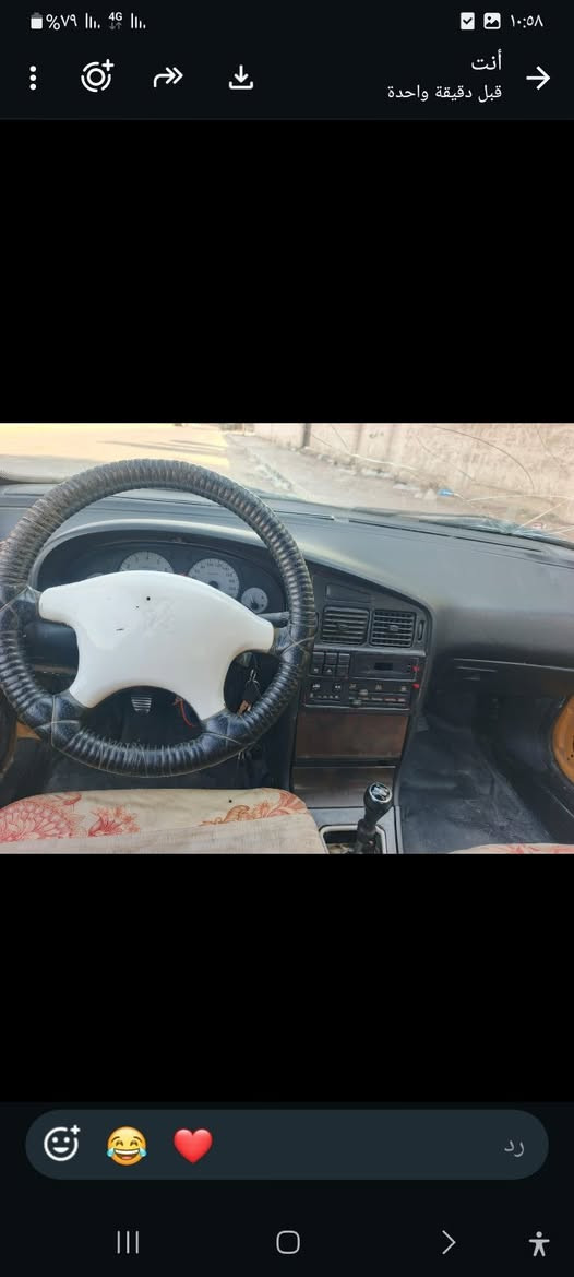 سلام عليكم بارس مكينه بيهه خيط بخار قليل كير جديد حداديه نضيفه باور جديد نقصهه أبطاين. البيبان فقط.مكاني بغداد السعر 12 لاتصال علا هاذ الرقم***********☆

نص مكتوب في الصور:
- أنت
- قبل دقيقة واحدة
- رد