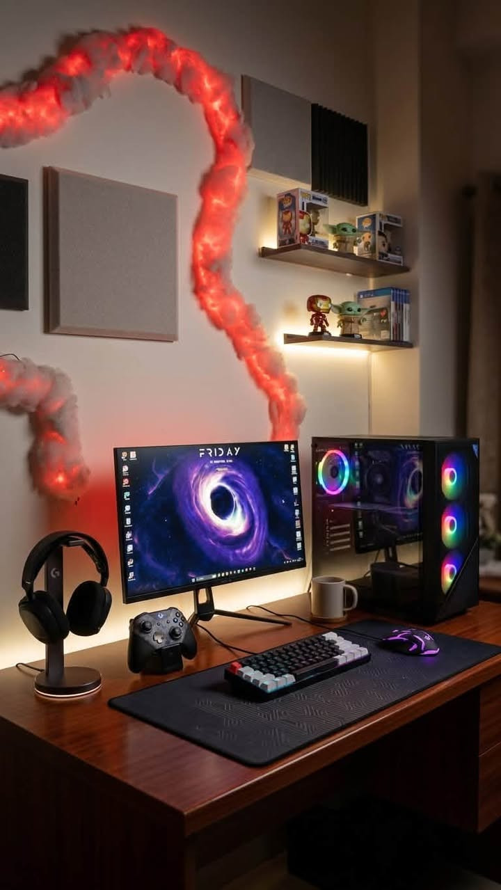 تجميعة PC Gaming متكاملة ونظيفة جداً مع شاشة 120Hz سعرها 750 الف
الحاسبة نظيفة جداً ومرتبه (مثل ما موضح بالصور). أداءها جداً قوي وتلبي كل احتياجاتك سواء ألعاب، مونتاج، أو تصميم.
المواصفات:
 المعالج: Intel Core i5-10400F 
  (المذربورد): ASUS PRIME H510M-K R2.0 
 كارت الشاشة: NVIDIA GTX 1660 Super 
 التخزين: سريع ومساحة كبيرة!
 هارد 1 تيرا (للألعاب والملفات الكبيرة).
 وSSD 256GB (للنظام وسرعة التشغيل).
 الرام: [16GB DDR4].
(الباور سبلاي): [650W].
 الشاشة: Game On بحجم 27 بوصة - 120Hz (سلسة جداً وتفرق عندك باللعب).
*نضيفه وجديده كل الكراتين موجوده 
-توصيل عندي داخل بابل 
رقمي ***********
ماوس وكيبورد كيمنك مو ذني العاديات 
ويوبي اس اوفلاين
