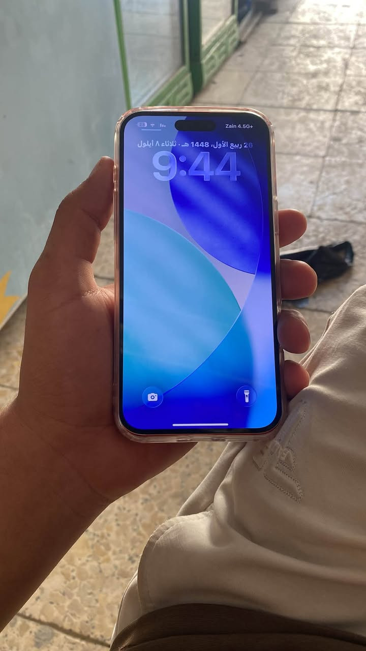 🔥 iPhone 14 Pro Max — 256GB
📱 محوّل إلى شكل 17 Pro Max
🔹 التحوير شكلي فقط ومذكور بالإعلان بشكل واضح
🔹 الجهاز بلادي وكله مكفول
🔹 شرق أوسط — عربي ZA/A
🔹 دبل خط
🔹 بطارية 81% 🔋
🔹 شرط الفحص والتأكد من الجهاز قبل الشراء

💰 السعر: 775 ألف
🤝 وبي مجال للطيبين

📍 النجف — الكوفة
📲 واتساب أو خاص
☎️ ***********
