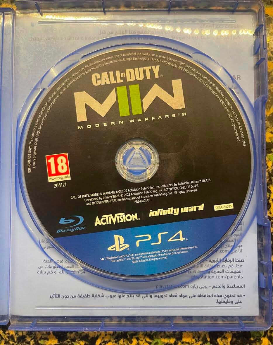 قرص call of duty MW2 قرص نضيف ولا شخطة السعر 35 مكاني بغداد حي اور الاستفسار ***********

