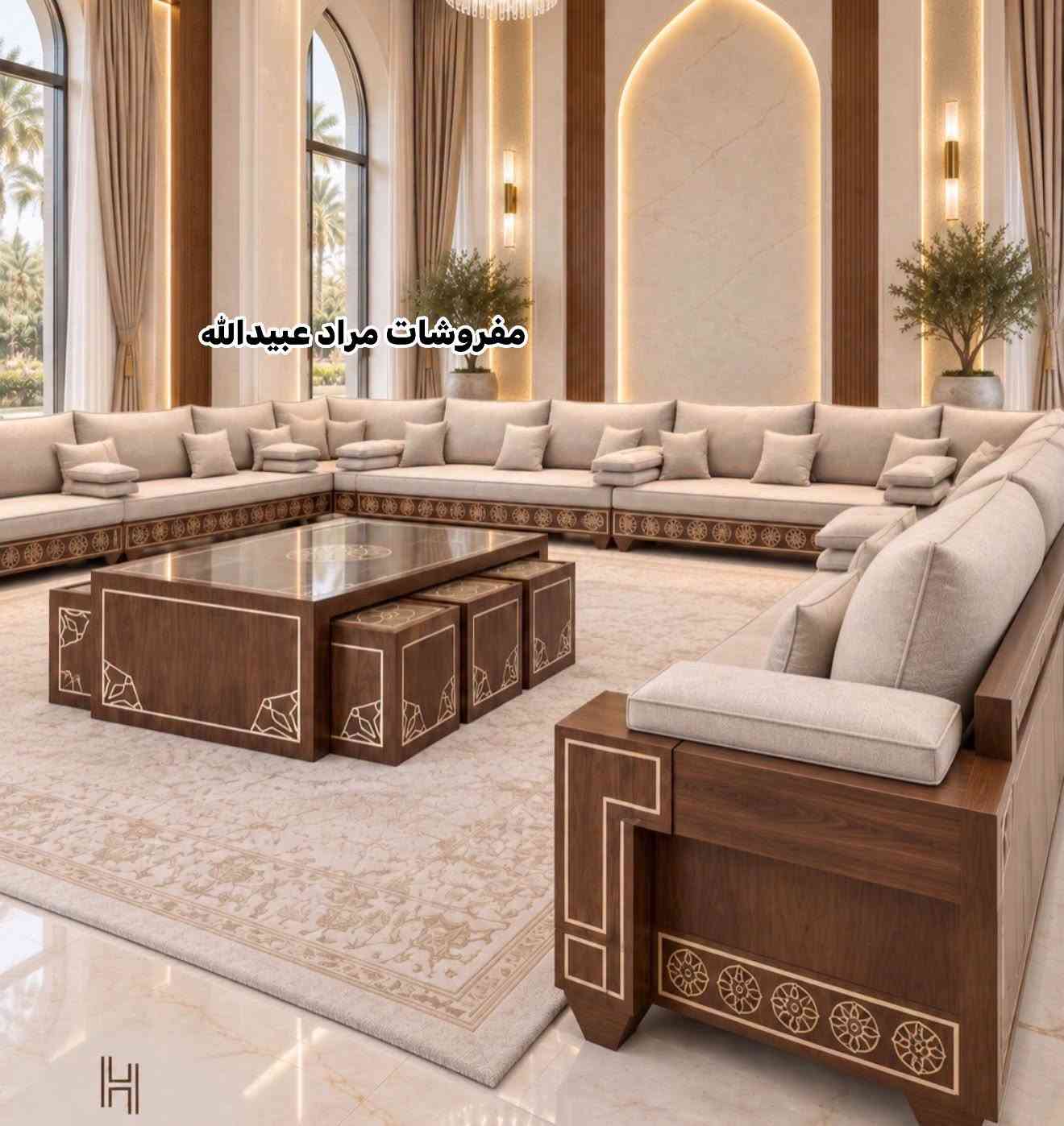 مجالس فخمة • توصيل مجاني • أخذ المقاسات