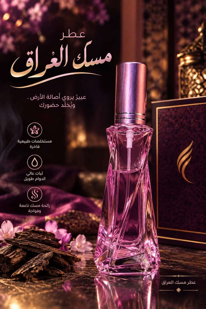 وجبه جديده من العطور اي عطر تريده متوفر يمنى
اي عطر داخل المنشور ب4 ألف فقط
شيشه ام 35مل ب4 الف دينار فقط 
انسبب الاسعاارر🤍👌🏼

توصيل مجاني داخل البدير 🚗👌🏼
يوصلك طلبك لباب البيت ماعجبك العطر يرجع بدون ماتدفع فلس ..
العطور الي متوفره :
دنهل احمر ❤️
عطر سكاد تاج
عطر جذاب
عطر غرام اليل
عطر هوائي
عطر الوسام
عطر الرحاب 
عطر ليدي
عطر212
عطر جنسي جدا
عطر بخور عبير
عطر الرغبه 
واي عطر ابالك موجود 
مراسله الصفحه :
او واتساب ***********

نص مكتوب في الصور:
- عطر تراب الذهب فخامة تستقرّ في كلّ تفصيلة من عطرَك .. مكونات عطرية فاخرة ثبات طويل مناسب لجميع الأوقات عطر تراب الذهب لمن يملك الذوق الرفيع
- عطر مسك العراق عبير يروي أصالة الأرض .. ويُخلّد حضورك مستخلصات طبيعية فاخرة ثبات عالي الدوام طويل رائحة مسك ناعمة وفواحة عطر مسك العراق
- عطر هوائي رائحة تترك أثرا .. من أول لحظة ثبات عالي رائحة منعشة مناسب لجميع الأوقات عطر هوائي .. لمن يختار التميز