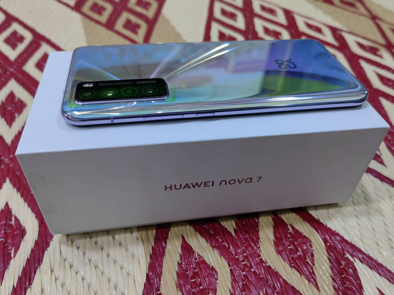 هواوي nova 7 5G  نظيف جدا  لدرجة الجديد مع كامل ملحقاته الاصلية غير مستعملة شاحنه هواوي الاصلية 40  واط
هواوي nova 7 5G  نظيف جدا  لدرجة الجديد مع كامل ملحقاته الاصلية غير مستعملة شاحنه هواوي الاصلية 40  واط مع الكيبل الاصلي والهيتفون والكفر الاصلي ذاكرة 8/256 الجهاز بي ضمان ٣  ايام بيع فقط..
السعر 275   الف دينار
كربلاء/ الحر
***********
***********
