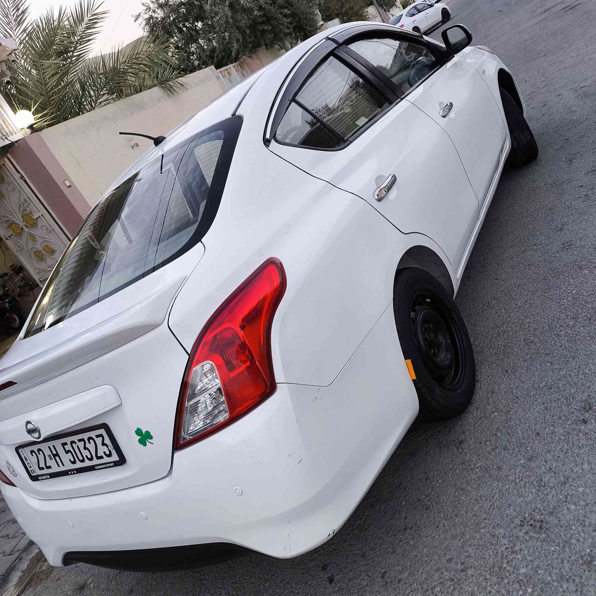سلام عليكم 
نيسان صني هندي ام البليته الزرگه موديل 2020 رقم اربيل الإنكليزي بأسمي سنويه لل2030 مكينه كير حداديه تبريد على شرط . بچم زنون . بگ لايت لد.. السياره كفاله من تبديل.. بيها بس شبرين يم قبق البانزين وبيها بارد للبيع او مراوس سعر 98وبيها مجال مكاني نجف وهذا رقمي ***********وبي واتساب
