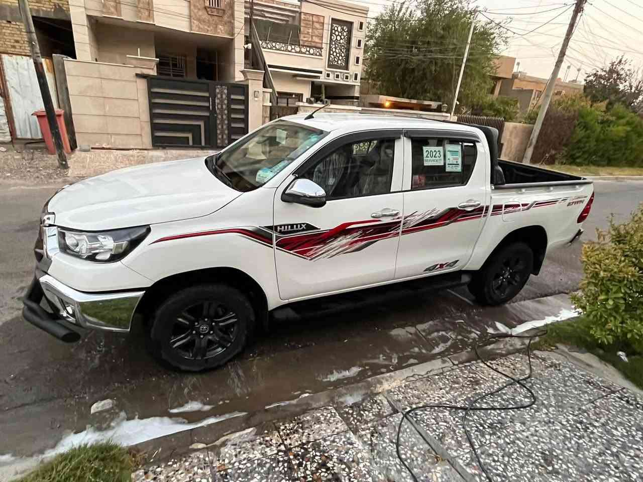 تحيه طيبه. ارخص تيوتا هايلوكس موديل ٢٠٢٣ وكالة ساز ياباني سياره جديده ب معنى الكلمه مكفوله من صبغ مواصفات
حساسات 
كاميرا 
شاشه 
تحكم ستيرن 
وبعد بيها مواصفات هواي سياره رقم بابل تحويل ثاني يوم *********** رقم موبايل موجود واتساب
