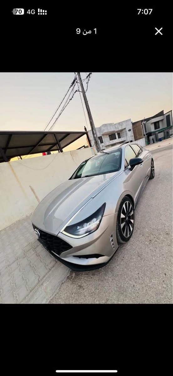 🚘 للبيع هيونداي سوناتا 2021 فول مواصفات 🔥
✨ سيارة أنيقة وعملية تجمع بين الفخامة والراحة والتصميم الرياضي

🔹 النوع: هيونداي سوناتا 2021
🔹 المواصفات: فول مواصفات
🔹 الممشى: 70 ألف كم
🔹 الحالة: حادثة 3 قطع بنيد وجاملغ
🔹 الفحص والمعاينة: متاحة للجادين

💎 تصميم عصري ومميز
💎 مقصورة واسعة ومريحة
💎 سيارة مناسبة للاستخدام اليومي والسفر
💎 مواصفات وتجهيزات متعددة حسب الفئة

💰 السعر: بيها مجال بالسعر والمعقول

📌 السيارة جاهزة للفحص والمعاينة والاطلاع على حالتها

📞 للاستفسار ومعرفة السعر والتفاصيل:
***********

🔥 اللي عنده رغبة جدية يتواصل ويانا، والرزق على الله 🔥

نص مكتوب في الصور:
- 50 4G 3:26 bid.cars تم 2 / 10 1:1
- 50 4G 3:26 bid.cars تم 1 / 10 1:1
- 1 من 9
- 3 من 9
- 7:07 4 من 9
- 9 من 9
- 70 4G 7:07 9 من 9