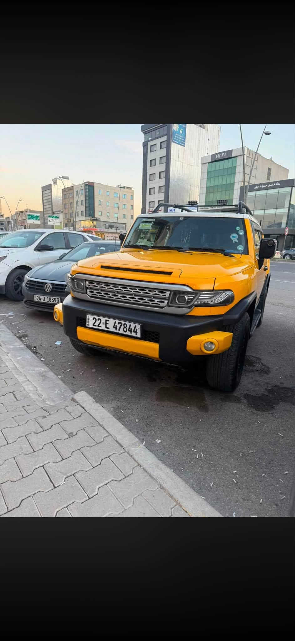 FJ 2015 VX.R
خليجي كفاله  بدون صبغ بدون بارد بدون صبغ.          
دبل  تانكي160L 
‎دمام JBL
‎كمبريسر  
‎دفلوك +زحف
‎شاشه 
حساس خلفي  *********** اربيل
