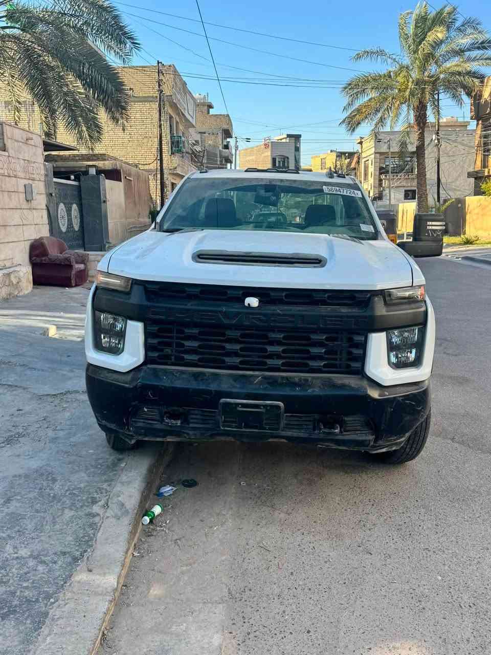 سلام عليكم
للبيع شوفرليت هاف لوري فحل
موديل 2023
مكينه بانزين 8 سلندر 6600
حادث باب وجاملغ يمنه 
بدون ايرباك 
بجم كبس برغي ممفتوح منه
شاصي طويل
بيه نقص مرايه يمنه وهلال جاملغ يمنه 
مكاني بغداد
***********
