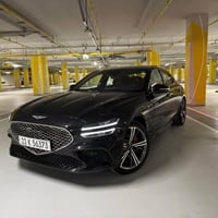 جنسيز G70 • ٢.٥ تيربو • جلد أحمر