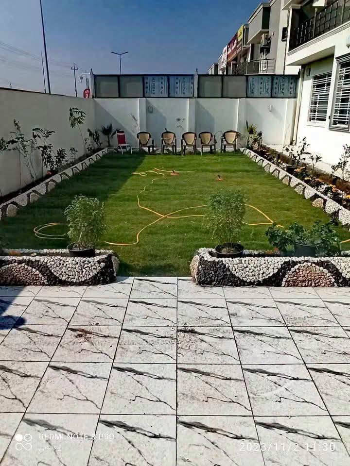 تصميم حدائق • زراعة ثيل • دفن تربه