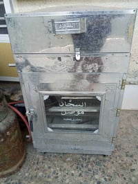 عيوني هذا فرن اشتريته ولا مرا استخدمته بعده جديد ممشتغل اني رايده ب100...
