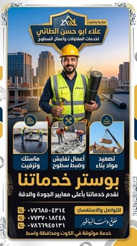 مقاولات • ماستك وتزفيت • الكوت واسط