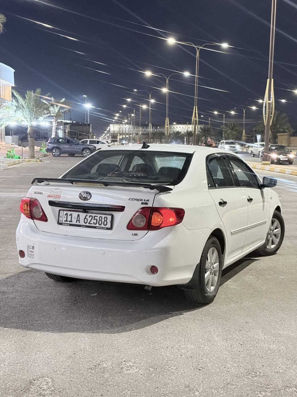 كورلا 2009
LXE
بيه ٤ قطع بس اكو بيه رش ابيع حزام 
رقم انكليزي وسنويه قبل شهر جددته باسمي السياره 
عارضه ب 93$
للتواصل ‏‪***********‬‏
