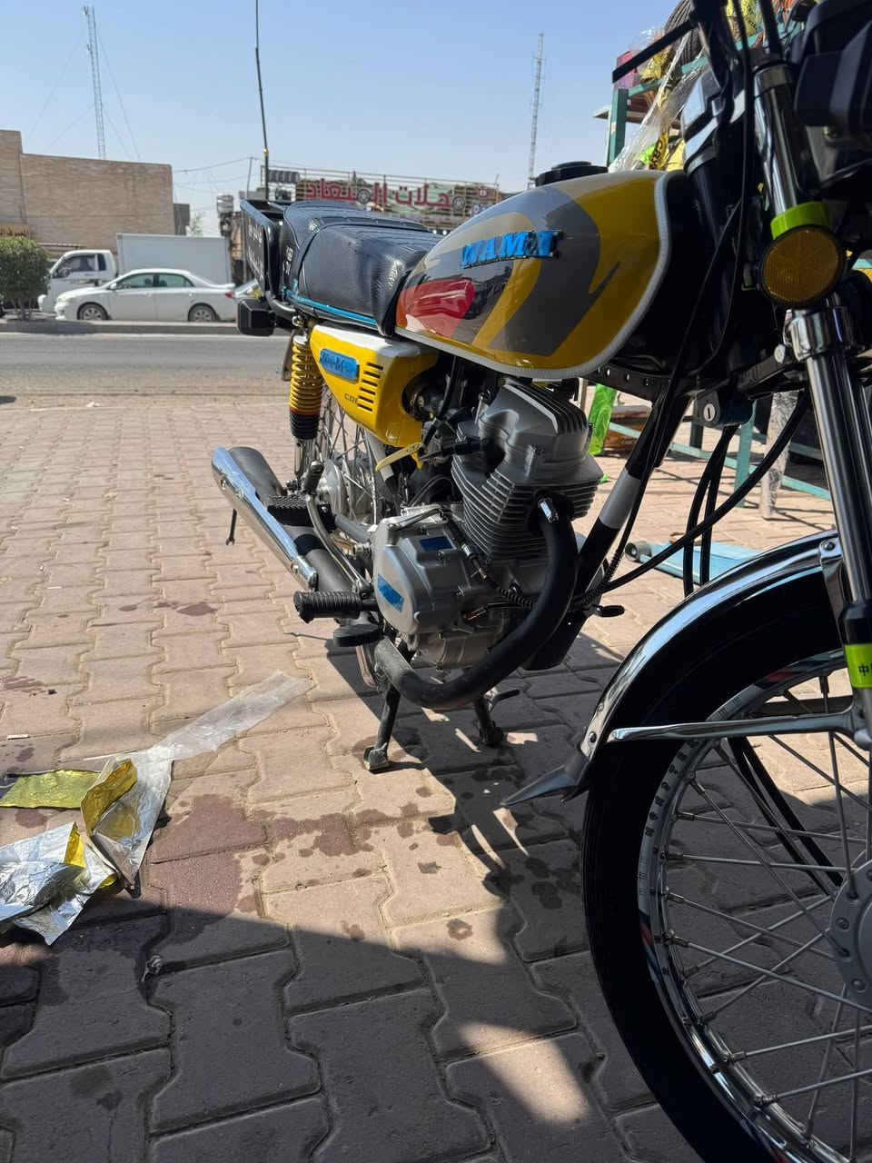 السلام عليكم دراجة ناما موديل 24 شرط من كلشي الويل الورة اعوج تجي تشوف بعينك للتواصل *********** السعر 650 وبي مجال مكاني تكريت
