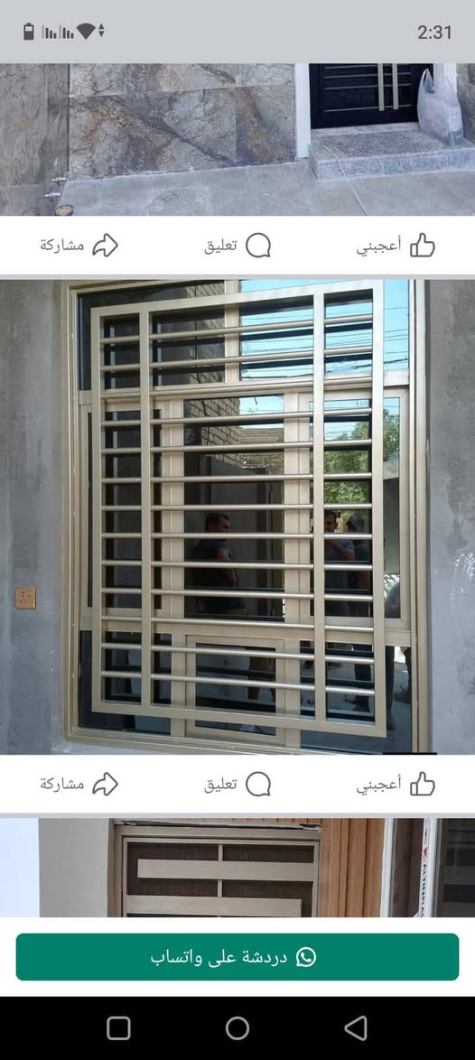 حدادة عامه متنقله🚛
ابواب🚪شبابيك سقائف كرفانات 🏠مناور كل شي وحسب الطلب اتصل واجيك🏃 للبيت هذا جزء بسيط من اعمالي***********
***********
