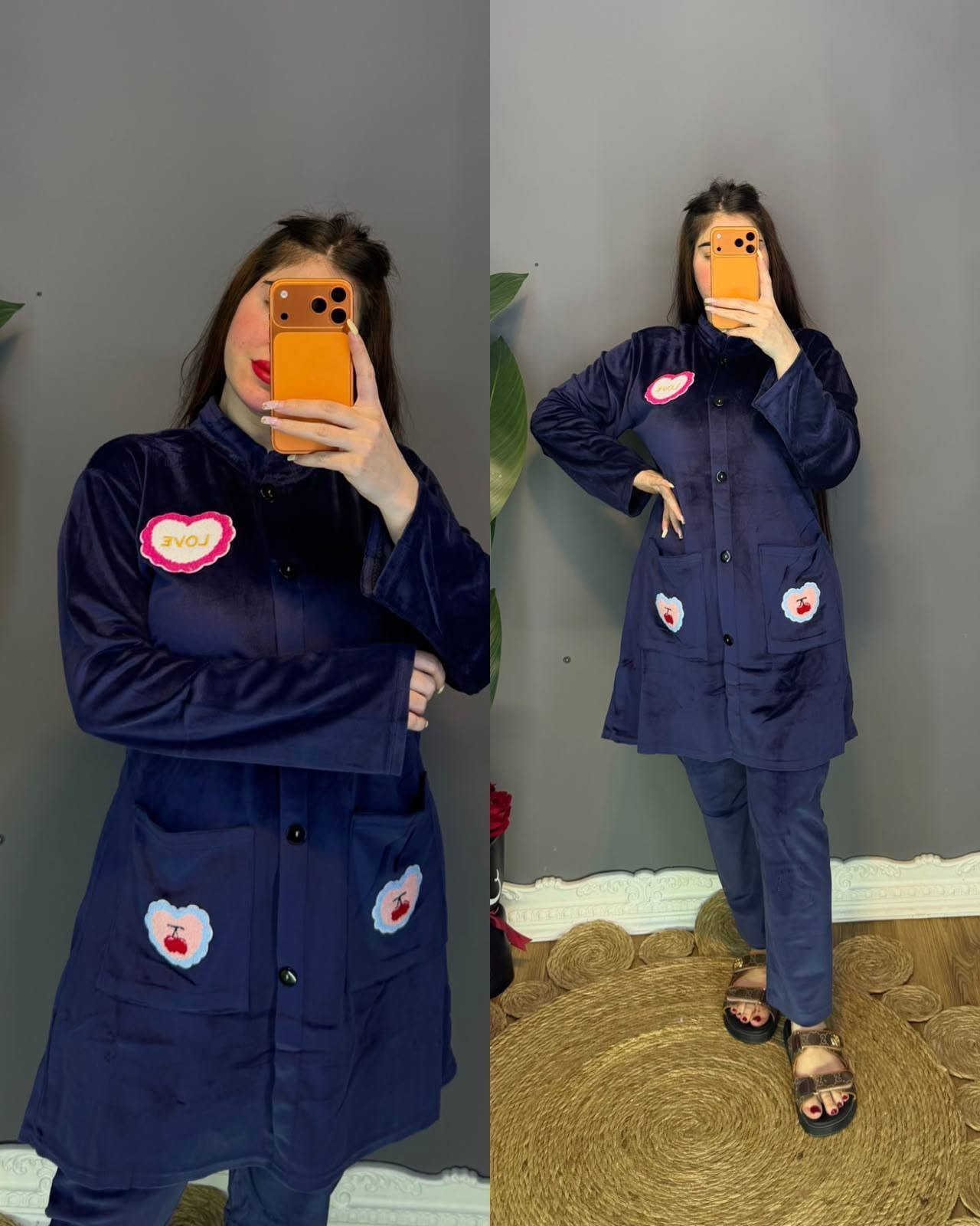 تراك نسائي • مخمل ثقيل • مقاسات L-3XL