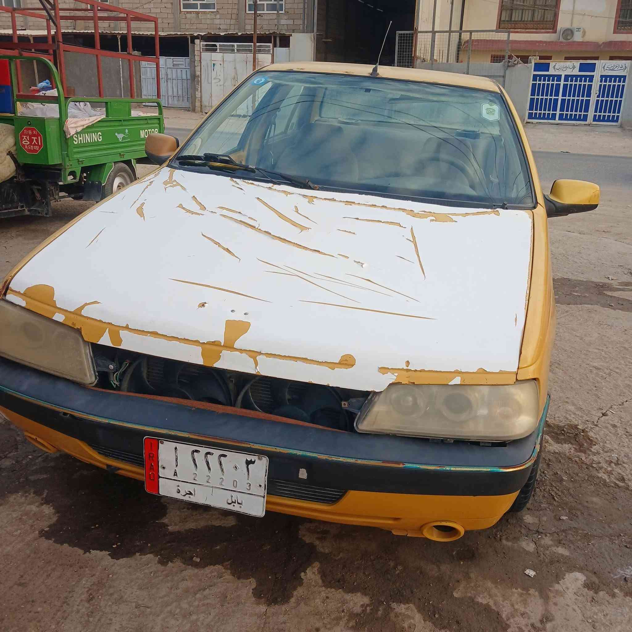 السلام عليكم بيجو 405 موديل ١٣ تبريد شغال سنويه 29 باسمنه السيارة مال شغل تحتاج ترتيب بطاين ٢ مكينه تنقص كيرها جديد نبيع هالموجود مكانها حله سياحي سعرها 15 وبيها مجال قليل ***********
