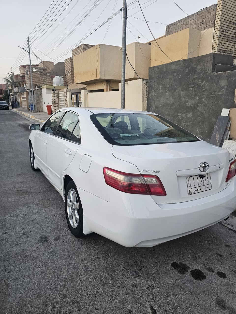 تحيه طيبه للجميع كامري موديل ٢٠٠٨
السياره احله من الصور LE
جاهزه اي نقص مابيه
كير جديد ومحرك جديد
صدر تخم تاير كهربائيات 
ماشيه ١٢٤ حقيقي
شاشه كامره 
كشن كهرباء تحكم ستيرن 
تحويل مباشر 
محرك 2400المرغوب
تبريد ثلج 
السياره بيه صبغ ٥قطع
السعر ٩٣ 
العنوان الفلوجة
 للإستفسار 
***********
