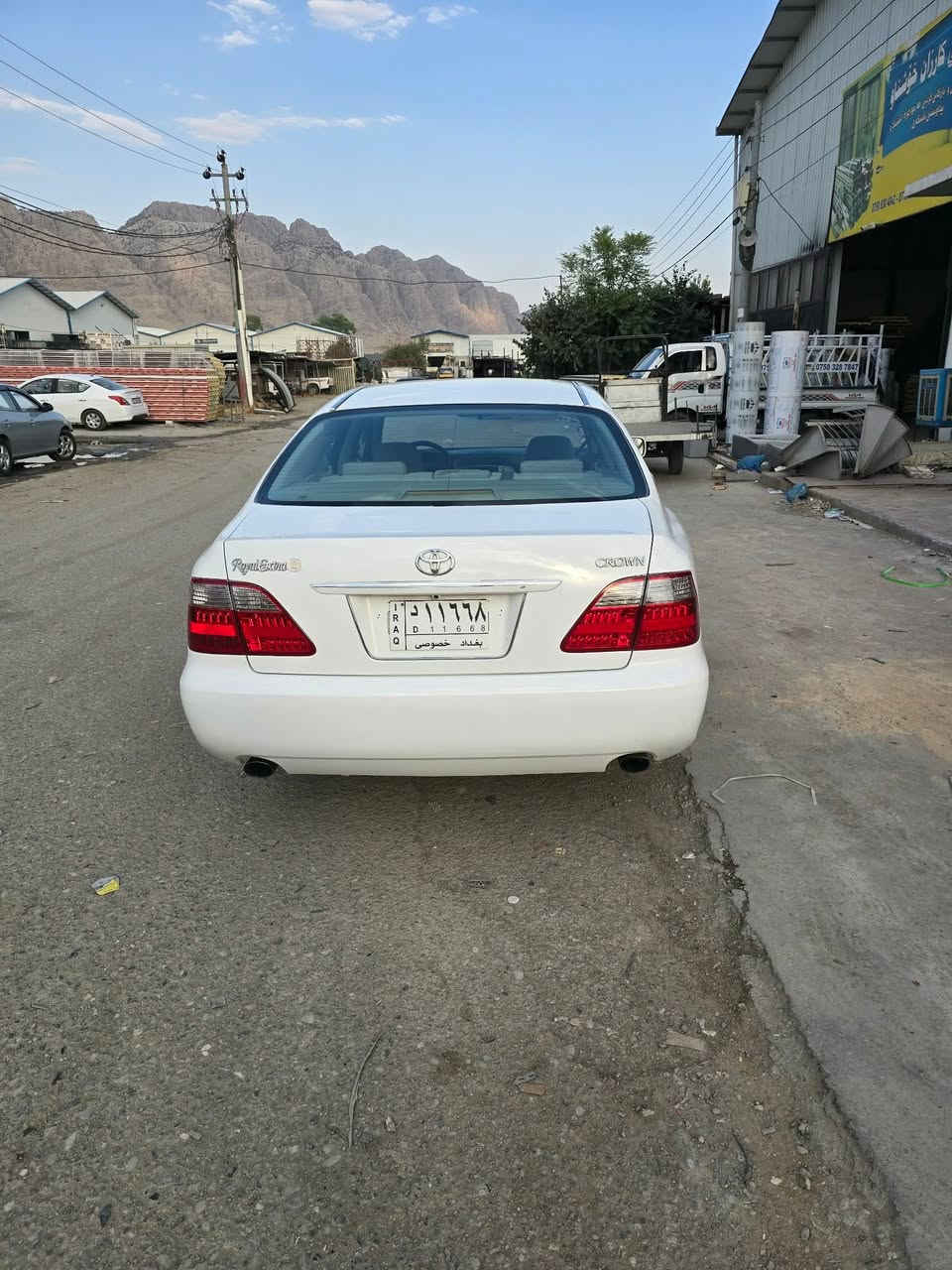 TOYOTA CROWN
2006
کۆد کۆدی هەیە
ڕۆیاڵ
براوە  سپی بەفری💭
180 
گێڕ گەورەی مەکینە بجوک
2 دوگمەی  کوشن شاموا 
تەبرید ساری گەرمی بەشەرت
برێک بەسراوە 
تەقەو ڕەقە بەشەرت 
کارەبای بەشەرت
گێرو مەکینە بەشەرت 
دەحمو لێدراو بەشەرت
کەڤەر گۆڕاو بەشەرت
ڕەنگ گۆڕاو نیە
سەیارەکە لەسەر ساغای کامل پەمپە 
شوێن ڕانیە
نرخ  43 $ مەجالێکی برایانە
***********
***********

