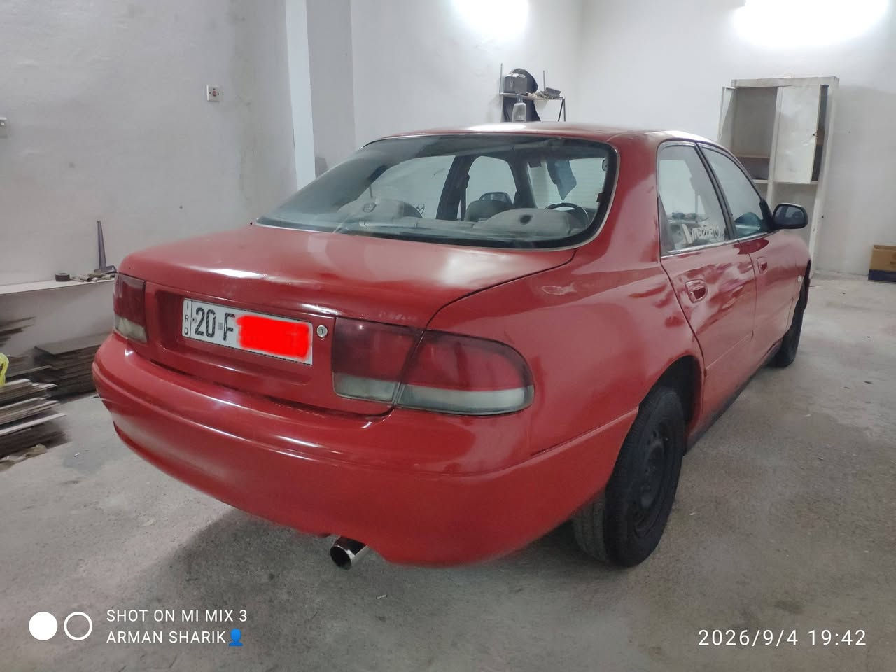سلام عليكم 
للبيع 
مازدا 626 GLX 
 موديل 1993
گير عادى
محرک و گير شرط
تبريت شرط
كوبون بنزين 
تايرات جديده 
رقم جديد
صدر زين 
شرط تحويل و وكاله 
سياره خير من الله 
السعر 39 و بيها مجال ما اقفل سعر بتلفون تعال وتدلل 
***********
مكانى كركوك دروازه
