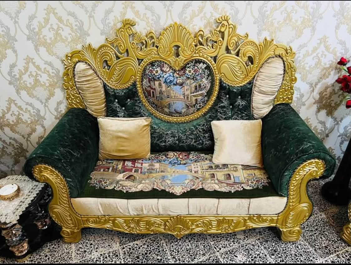 طقم ١٢ مقعد • مرجوحة كبيرة • كاونتر سنك