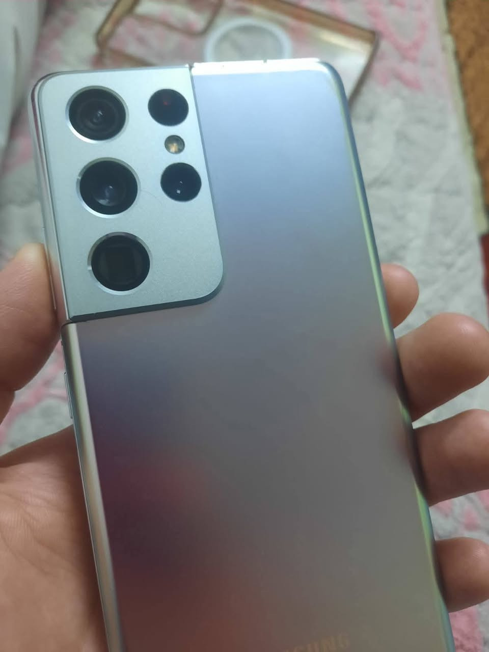 للبيع سامسونج Galaxy S21 Ultra 5G (نسخة أمريكية بلادي) 📱✨
​المعالج: سناب دراجون أقوى وأفضل أداء بدون حماوة
​الذاكرة والرام: 128 جيجا | الرام 16 جيجا
​الحالة: نظيف حيل وأخو الجديد، بدون أي خلل أو تصليح نهائياً شرط الفحص
​** الملحقات:** شاحن أنكر (Anker) الأصلي + حافظة
​الضمان: ضمان فحص لمدة أسبوع كامل للتأكد من كل شيء.
​💵 السعر: 350 ألف (بيه مجال بسيط جداً للجادين فقط).
📍 المكان: بغداد - البياع الشرطه الخامسه
📞 للتواصل وتساب أو اتصال: ***********
