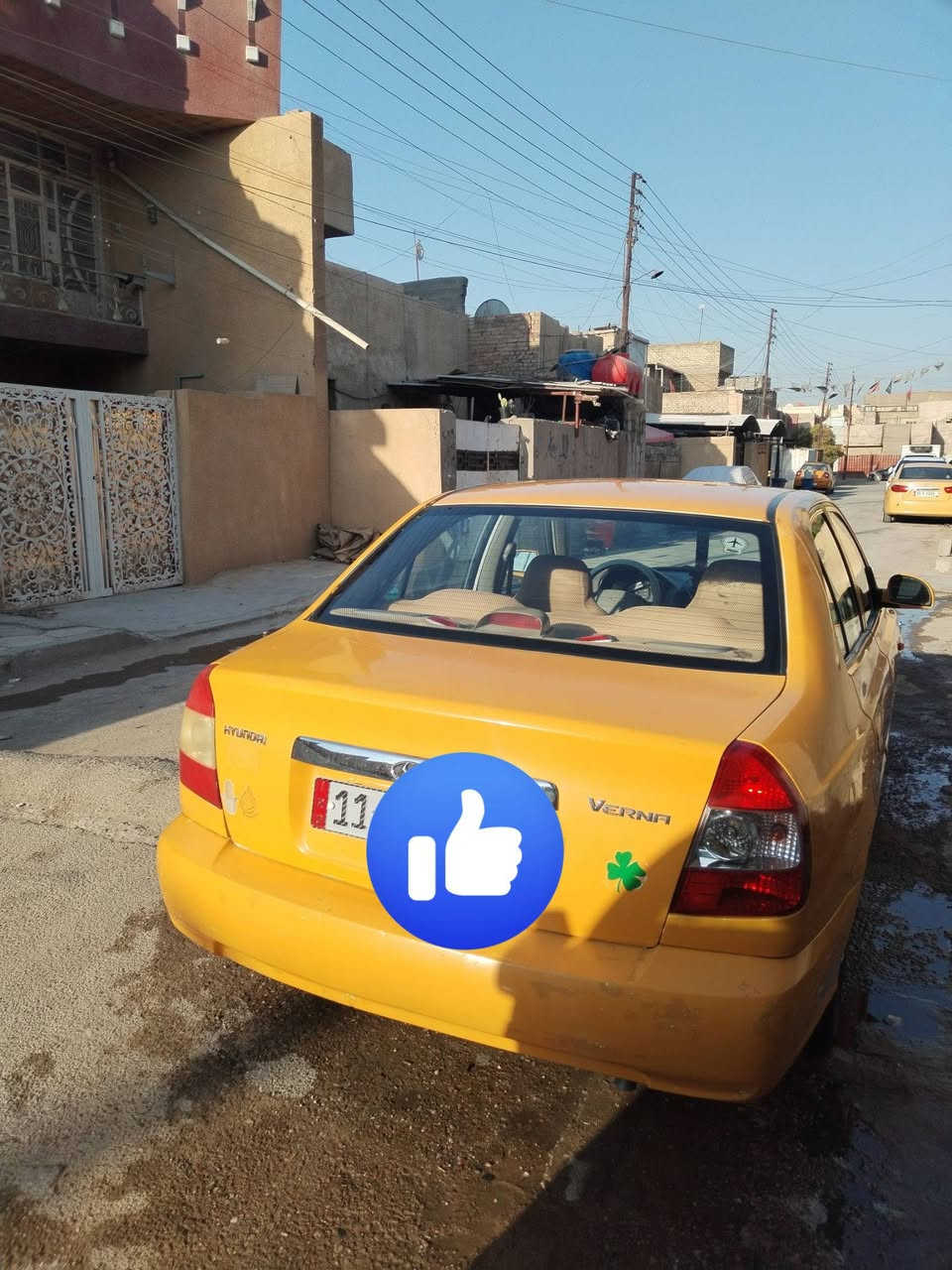 السلام عليكم هونداي فيرنة موديل 14ما معيودة  سيارة جاهزة بيهة جاملغ الخلفي مو ضربة وكع علي الباب وجمالغ المامي بارد فقط  تخم تاير جديد كير ومكينة خير م̷ـــِْن •اللّـہ̣̥   سعر 67وبيهة مجال
  بغداد رقم ***********
