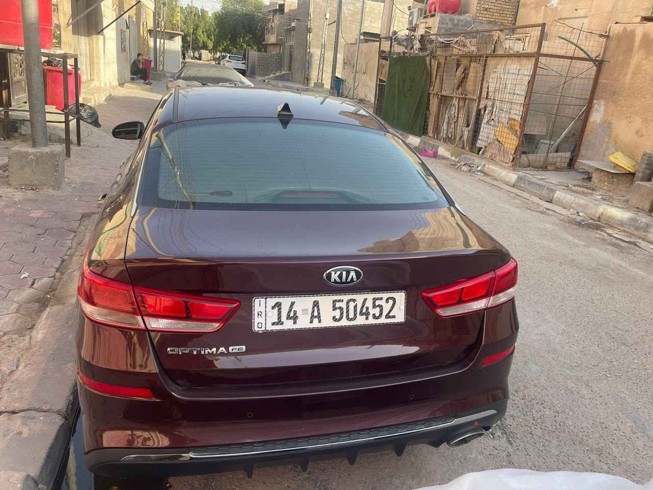 كيا اوبتيما 2020 كرزي
وارد امريكي
الضرر
ربع البنيد فقط 
حدادة فول جديدة
تبريد خير من الله 
مكينة كير مكفولة
تخم تاير جديد
رقم بصرة دولي باسمي
لاستفسار الاتصال على
***********
