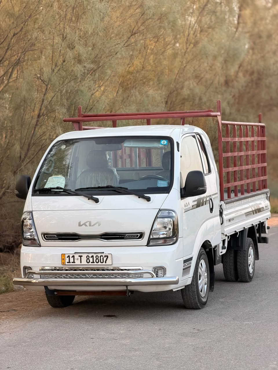 🚛 كيا 2700 ديزل موديل 2026 🇰🇷
وارد كوريا الأصلية 

✨ كسر زيرو – ممشى 8000

💎 مواصفات عملية وتجهيزات مميزة: ✅ محرك ديزل اقتصادي وقوي

✅ گيرر عادي 5 سرعات

✅ شاشة كبيرة تعمل باللمس

✅ بلوتوث وربط الهاتف

✅ كاميرا خلفية

✅ تحكم كامل بالمقود مع الرد على المكالمات

✅ شاشة معلومات رقمية بين العدادات

✅ مرايا كهربائية مع طي كهربائي وتدفئة

✅ مكيف حامي / بارد

✅ شبابيك كهربائية

✅ قفل مركزي

✅ كشافات ضباب

✅ غمازات على المرايا

✅ مساحة تخزين خلف المقاعد

✅ حساسات خلفية

🚗 سيارة جاهزة للعمل 

💬 السعر 179وبيها مجال

مكانها بغداد جسر ديالى الكرغولية

للاستفسار ***********
