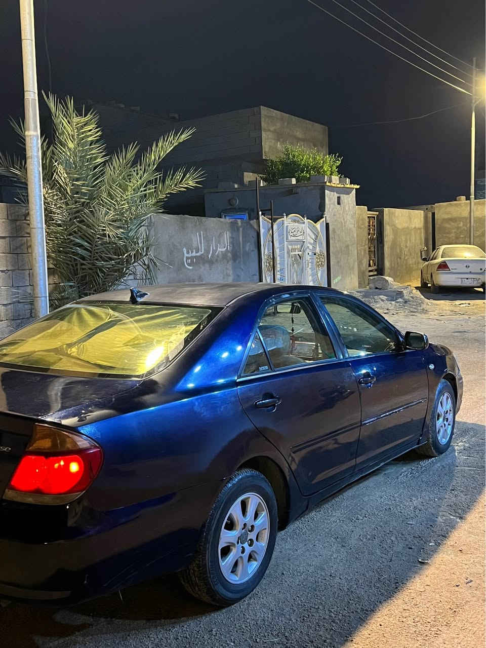 تيوتا كامري وارد يابان مديل 2004 محرك 4سلندر كفاله ضربه صبغ بكانات محرك وكير كفاله حداده 90 تبريد ثلج ثلج قطعتين 
السياره عليها ادامه بل كامل تحويل راعيها يريد تحويل السعر (66( ***********
*********** البصرة, العراق

