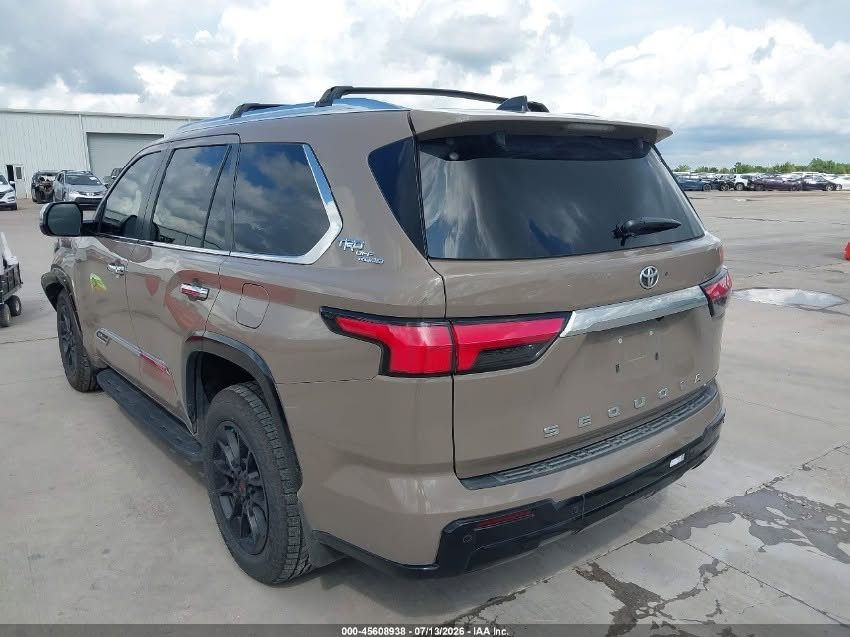 🚨 **إعلان مزاد** 🚨

🔥 **2026 TOYOTA SEQUOIA 1794 EDITION** 🔥

📅 **موعد المزاد:** يوم الأربعاء المصادف **2026/9/9**
⏰ **وقت المزاد:** 4:00 مساءً

🔹 **المواصفات:** TRD OFF ROAD
🔹 **الموديل:** 2026
🔹 **المحرك:** 3.6L هايبرد
🔹 **اللون:** مميز
🔹 **الممشى:** 8,820

📍 **مكان السيارة:** أمريكا – ولاية **Dallas**

🚢 **كلفة الشحن من أمريكا إلى المنطقة الحرة – عمّان:** 1,850
*تُضاف باقي المصاريف بعد الشراء.*

✅ **ملاحظات مهمة:**
• يصلح دخول السيارة بكتاب الشهداء.
• متوفر دفع رسوم الجمرك على الفاتورة.

📍 **عنوان الشركة – الفرع الرئيسي:**
بغداد – المنصور – شارع البرج – مقابل التفاح الأخضر

📞 **للاستفسار:** ***********
