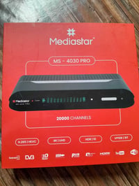 Mediastar MS-4030 PRO 4K السعر 100 الف استعمال اسبوع م الصدر هاتف 0790...