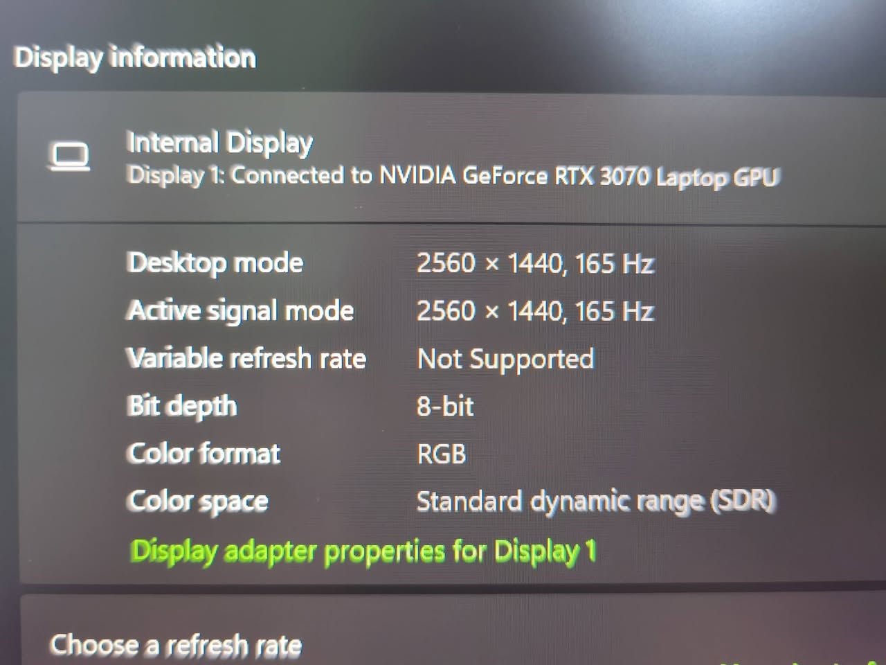 كرت شاشة rtx 3070
معالج intel core i7-12700H

4800 MT/s16GB ddr5 ram

ssd 1TB

15.6" 2k 165Hz

140 واط

بي وايفاي 6

اامكان بالبصرة / سعر 1,500,000

جديد مستعمل بس 5 اشهر

راسلني واتساب ***********
