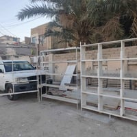 ٣ ميز حديد • مستخدم للاسواق • عمارة ميسان