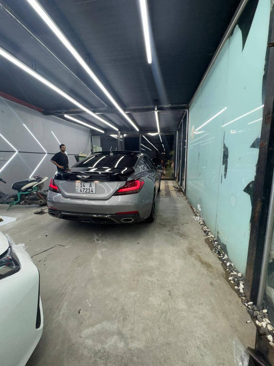 جينزس G70 موديل ٢٠٢١ معوقين بصرة رقم الإنكليزي
سبورت v6 توين تيربو 
السيارة فول مواصفات تقرير غرق
حساسة امامي وخلفي نقطة عمياء 
تحديد مسار كشتات كهربائية
رادار امامي السيارة جديدة 
بانوراما كاميرات ٣٦٠ 
يوجد بعض الملاحظات هواي مواصفات 
السعر ١٧٩$ وبيه مجال عنواني البصرة رقم ***********
