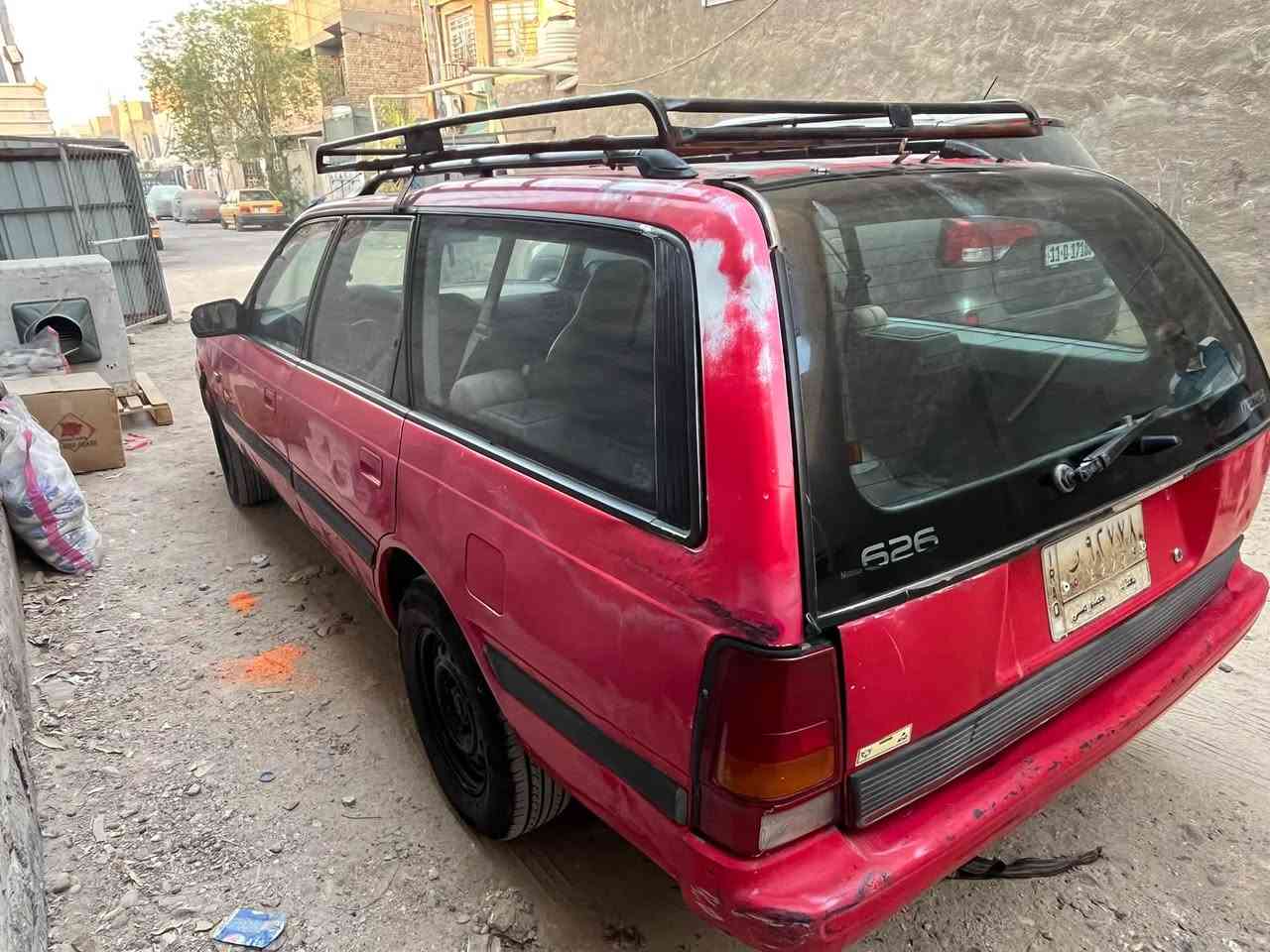 سلام عليكم 

مازدا 626 استيشن رقم بغداد تحويل مباشر 
باسمي شرط التحويل
السيارة مكفولة من الضربة والعيب الشرعي بدون تعمير 
سيارة خير من الله كير مكينه كله جاهز 
ترايك وين مايعجبك نكرة سلف مابيهة نقص
سيارة نضيفة وخير من الله مال شغل وكراب
مكاني بغداد الرصافة 
السعر 33 وبيهة مجال 
او امراوس بكية حمل واطي فرق 
رقمي ***********

