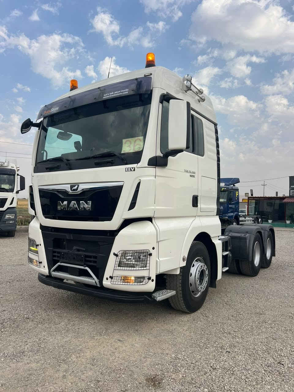 MAN 580. 6x4. 2018 سيارة جديدة مقفول عنوان السليمانية ***********
