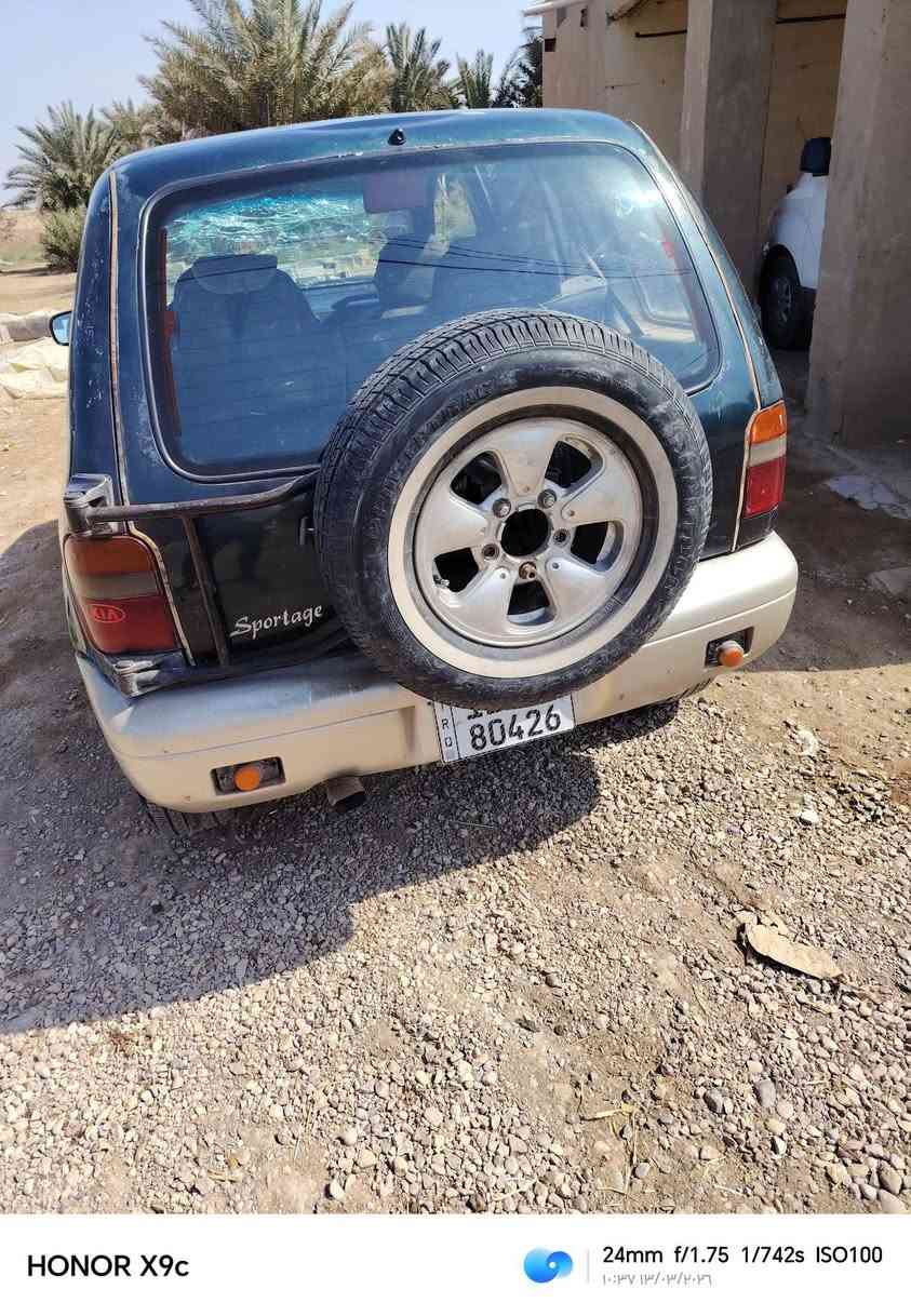 سبورتج موديل ٩٤ نضيفه كير عادي ومحرك محور ونجي السياره خير من الله عوزه ترتيبات بسيطه رقم بغداد لسعر ٣١وبيه مجال المكان واسط الزبيديه الرقم ***********

