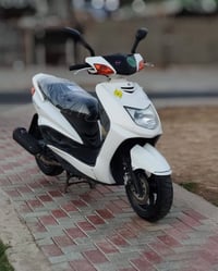 مكلف بلنشر دراجة سكنس(نثية110ياباني )  🛵 للبيع دراجة شلعه معدل كهربائي...