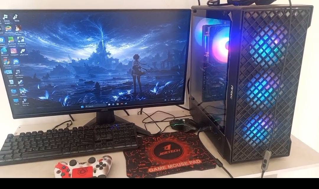 سيت اب مستعمل للبيع 
صارلها 3 اشهر مثل ما واضح عندكم بالوصل واستخدام مرات معدودة جانت مضمومة بعدها بحالة الجديد
المواصفات كارت الشاشة XFX RX6650XT SWIFT 210 2FAN RENEW
ASUS B450M-A II المذربورد
COOLER MASTER ELITE 700 80+ WHITE البور سبلاي
CORSAIR VENGEANCE RGB 2X8GB 3200MHZ الرامات DDR4
NVME 512GB GEN3 2. التخزين .
55500 المعالج
SNOWMAN C400 RGB 2FA التبريد
MSI MAG G275QF 2K 27" 180HZ 0.5MS RAPID
يوبي اس اونلاين 1kv
سعرها كامل مليون و275 الف على الرغم من ان السعر الحالي لنفس المواصفات اكثر من سعر الوصل بسبب الصعدة
للتواصل خاص او واتساب ***********

