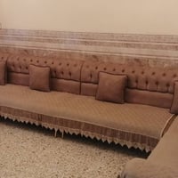 تخم ديوان نضافة 100 %  استعمال جدا قليل(غرفة خطار) 6 قطع بردات 4 قطع ي...