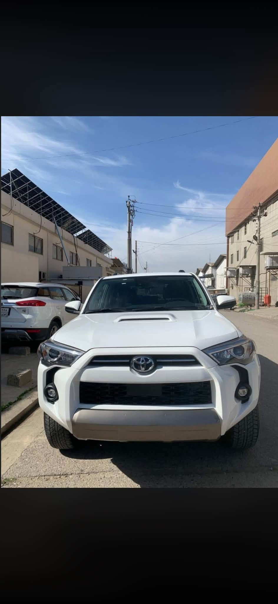 ماشاءالله
‏TOYOTA  4RUNNER TRD Off Road

~ تويوتا 4 رنر  لون ابيض 

~ وارد أمريكا  

~ موديل2024 

~ محرك 6 سلندر  / V6 

~ مواصفات  TRD Off Road Prenium

~فول مواصفات

~بصمة  

~ دبل أكسل ( 4*4) ونظام الزحف الخاص ب trd

~ شاشة كبيرة

~   كاميرة خلفية

~سكان هيترة 

~ داخل اسود 

~ رادار امامي و جانبية 

~تحديد سرعة 

~نظام ECO

~ حجم تايرات١٧ ويل بيلادي 

~ (  5 ) خمسة راكب 

~ ماشي47 الف ميل 

~ سيارة بدون صبغ 

~ ايرباك سترن وبردة راجع ببلادي اصلية  

~ رقم شاصي موجود في المنشور 

~صورة حادث موجودة في المنشور 

~ سعر(305)💰ورقة دولار بيها مجال 🤏

***********

***********
