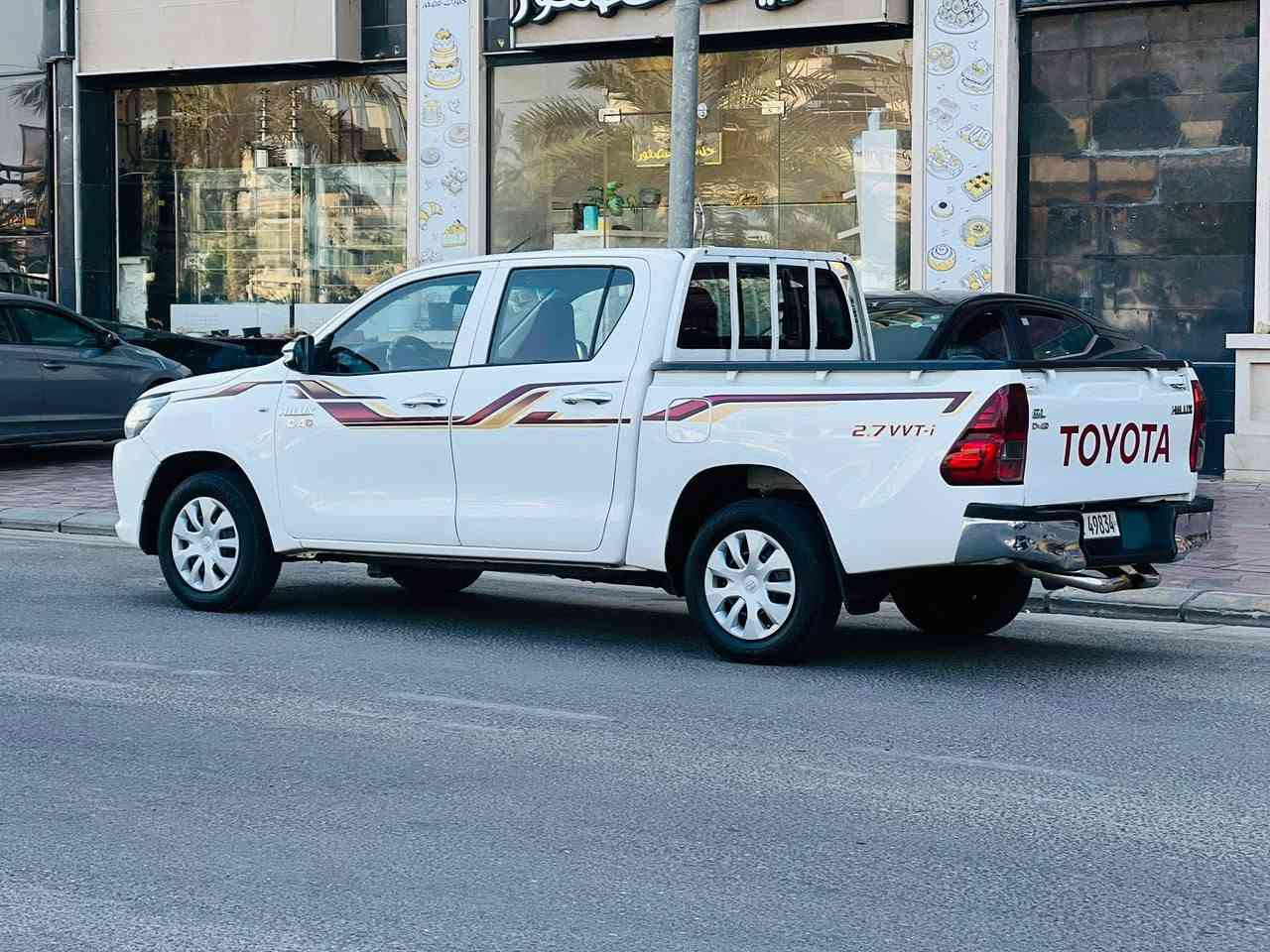 بيع فقط بيكم هايلوكس مديل 2018 كويتي السعر 158قابل اللتفاوض كفاله عامه الاستفسار تصل *********** مكفوله من ضربه وصبغ  وتبديل مواصفات تحكم ستيرن كامره خلفيه دبل جكمكه كشن منفصل حساسات خلفيه مكينه كاز مكينه وكير مكفولات حداديه جديده تخم تاير جديد تبريد شقال ثلج ❄ سياره جديده وجاهزه وأي ونقص ما بيه رقم دولي سنويه ال 31 مكان سياره كربلاء مكلف بنشر
