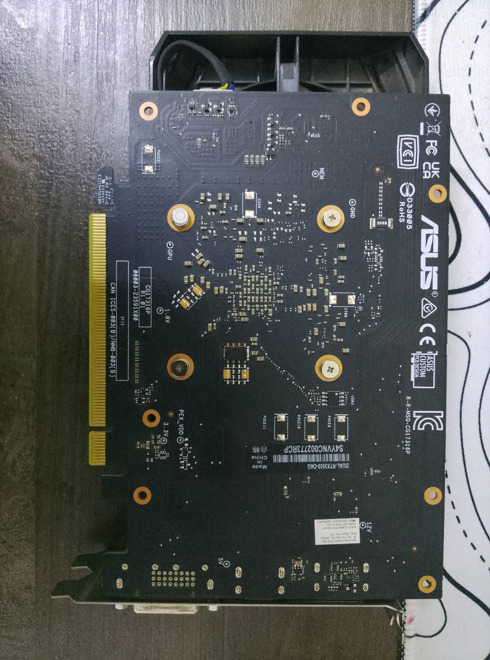 سلام عليكم
كرت شاشة RTX3050/6GB
من ماركة Asus
استعمال شخصي قليل ما مفتوح حرارته اقصى شي توصل 73 
السعر خاص