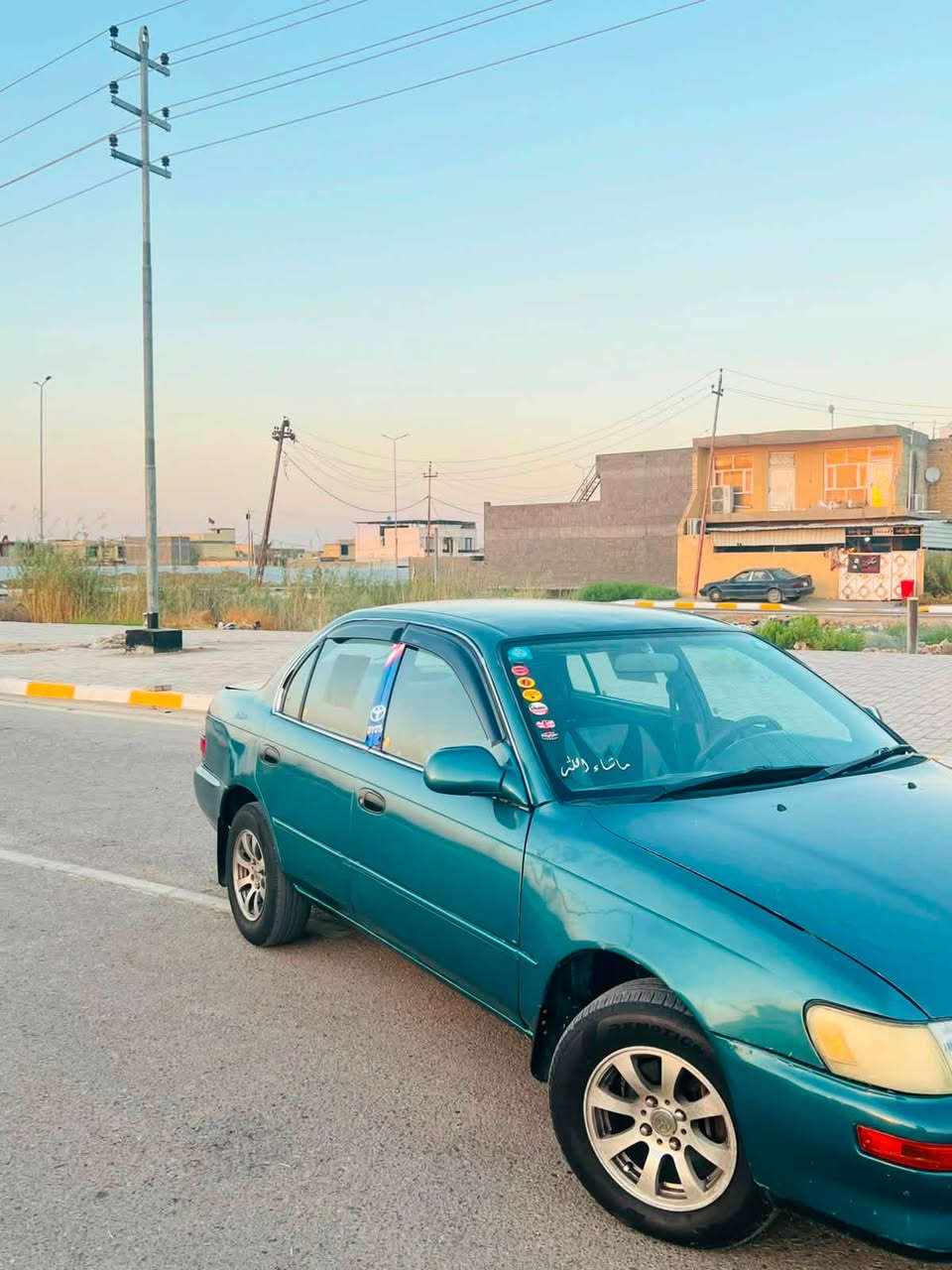 سلام عليكم
كورلا موديل ٩٤ محور للبيع 

رقم بغداد جديد 

هزة وفحص جديد 

السيارة بأسمي تحويل مباشر 

كير محرك مكفول 

حدادية مكفول

تبريد ثلج 

ترايها ومشيها ناعم خير من الله 

كهربائيات كلها شغاله 

زوج تاير جديد 

السيارة صبغ عام 

مي راديتر اخضر دهن المحرك جديد اصلي 

السعر ٤٦ وبيها مجال 

مكان السيارة واسط الصويرة 

***********
