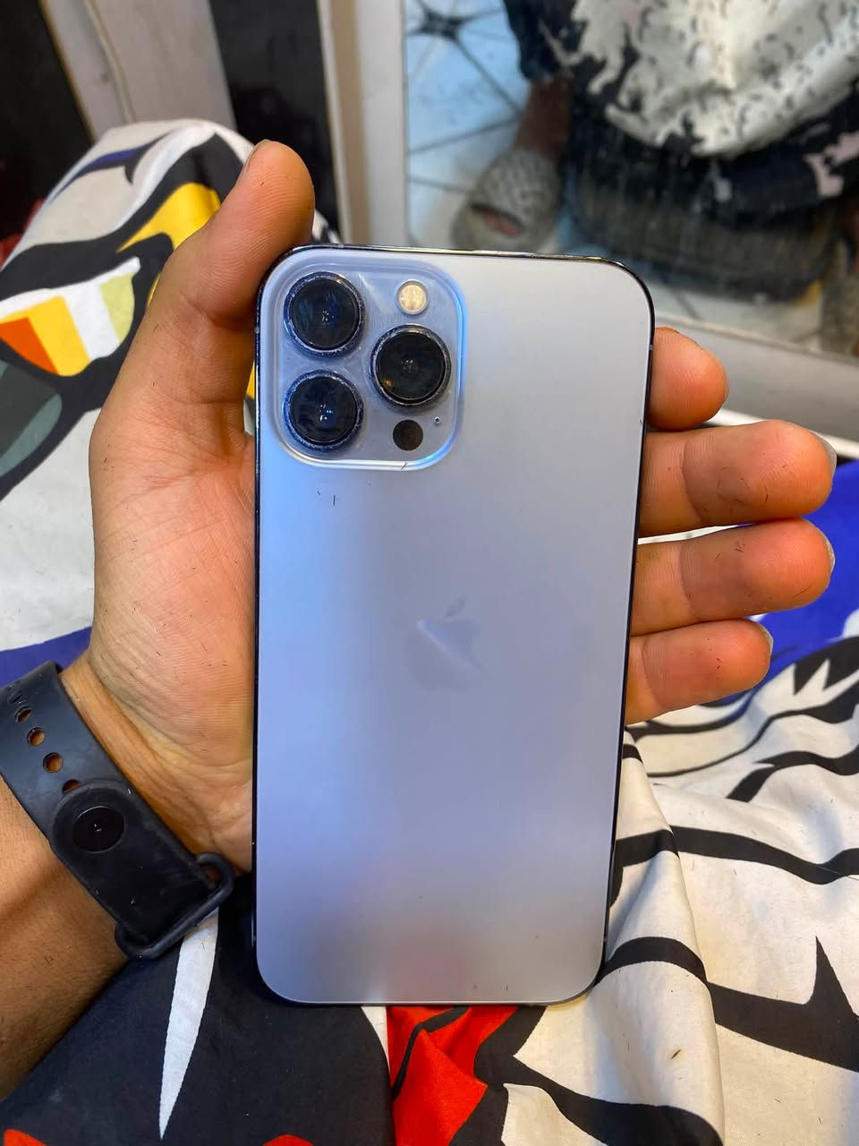 السلام عليكم اخوان عندي آيفون13 pro max للبيع او مراوس مع 15 pro الجهاز فوول الفووول كلشي شغال 

ذاكرة 256
وتر بروف 

 كما  موضح بالصور ومكفول من كلشي وفحص وين متريد باليعجبك السعر 750 وبي مجال شويه للتواصل واتس *********** أو على خاص 
 رجاءً لحد يكسر بالسوك احنه ع باب الله الميعحبه يروح يشوف غيري والله يرزق الجميع وتحياتي للجميع @إشارة
