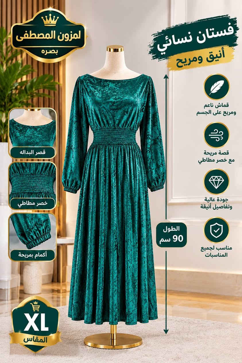 بدلات حفلات • فساتين • مقاسات متعددة