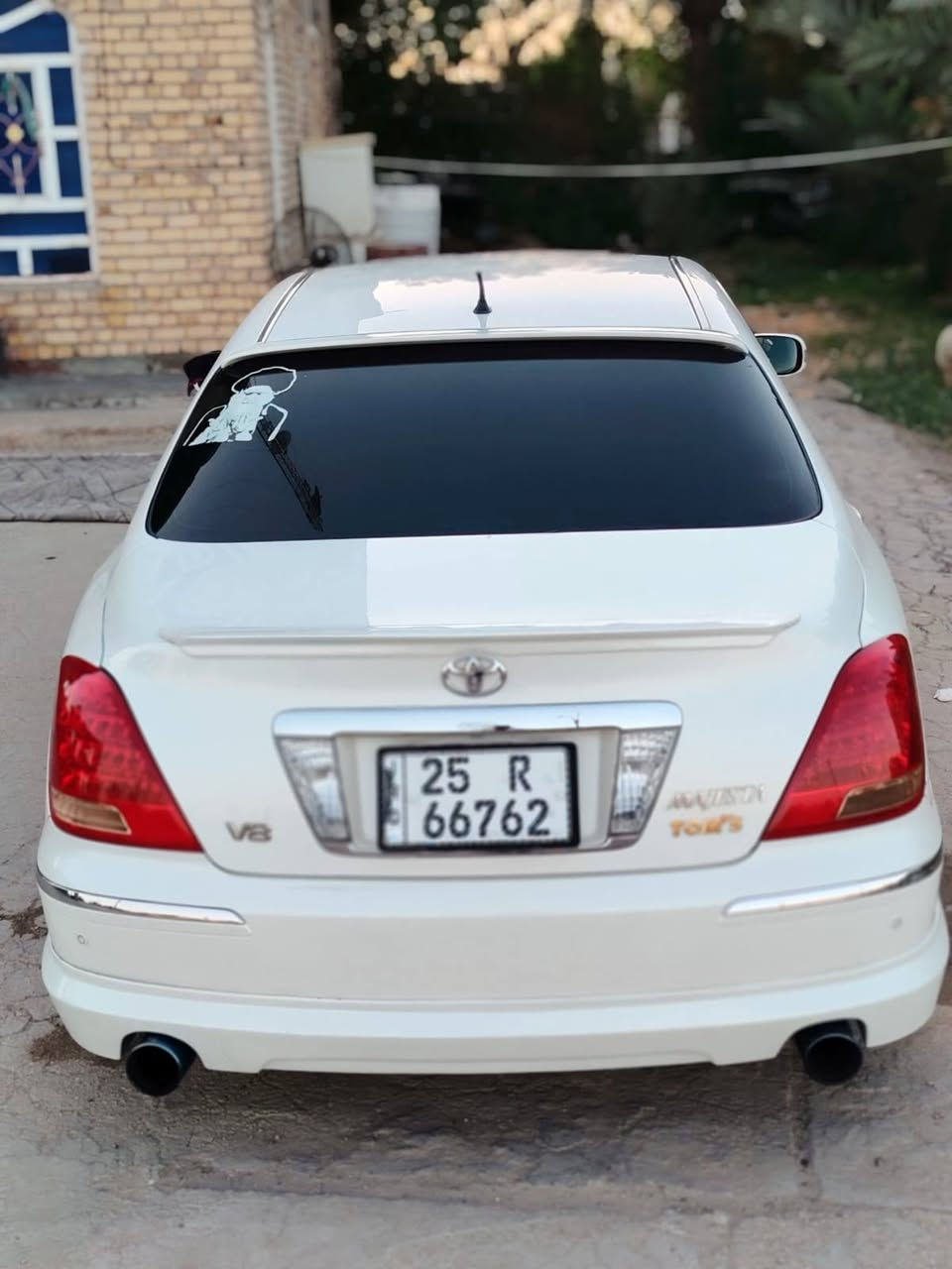 TOYOTA CROWN MAJESTA👑
للبيع تيوتا ماجستا.
اصولي اصوولي💥 شرط المداور قرار 48
رقم كركوك الدولي شرط المداور ثاني يوم بسمي شخصيآ
السياره بيها قطعتين صبغ اثر طخات بصيطه كفاله 
السياره فول مواصفات  عده الفتحه
المواصفات👇 
5دكم 
✅ محركها V8 الحجم 4300.
✅ كشنات  بيجي  المرغوب  اصل.
✅ تبريد امامي خلفي3قطع.
✅ 3قطع بردات خلفيه.
✅ اربع كشنات كهرباء.
✅ 3برده خلفيه وجانبيه كهرباء اصليه.
✅ 5بصمات ابواب+بصمة تشغيل+ صندوك شفط 
✅ كشنات خزن ميموري.
✅ حساسات  امامي وخلفيه
✅ كامره خلفيه 
✅ بگ لايتات لد اصل.
✅ ثلاجة
✅ مري ترحيب عند الاقتراب+اشاير بالمري والجملغات.
✅ ستيرن كهربائي
✅ اوكس. اصل.  + بلاتوث 
✅ مري كهرباء+هيتر♨️.
✅ تحكم ستيرن+كروز تثبيت سرعه.
✅ جنطه جكات كهرباء شفط.
✅ السياره بيه 3 رادار اصل
✅ سياره مال جناي 
✅السنويه لل2031
هزه جديده
✅سيار بيه ضبابي اصل 
وباقي المواصفات المعروفه لل5دكم.
والسياره جاهزه على اخر حبايه.
والسياره بالواقع اجمل من الصوره📷.
العنوان الديوانية قضاء غماس
السعر155وبيه مجال قليل  💵
هـ ***********
هـ ***********
