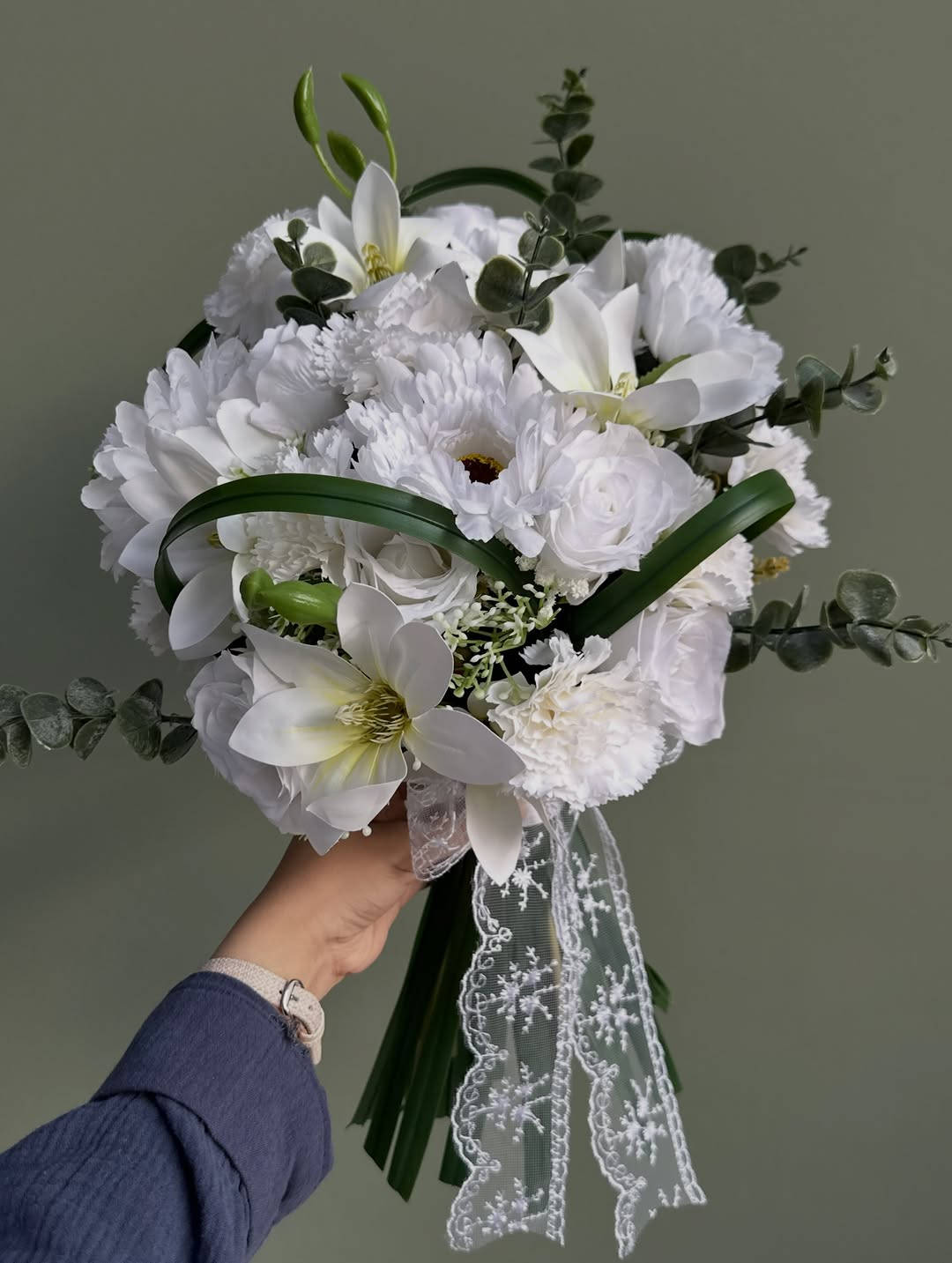 مسكات عروس الصناعي بـ اشكال مختلفه🤍👰‍♀️.
