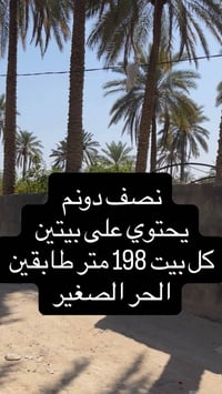 نص دونم • بيتين ١٩٨م • طابو زراعي